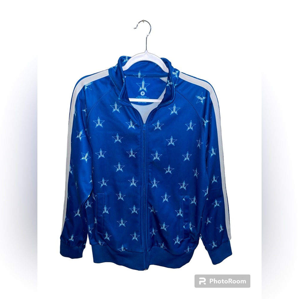 Blue Jeffree Star Track Jacket